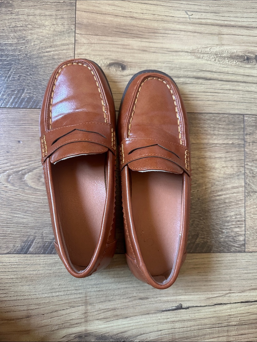 Women’s Penny Loafers in Cognac Brown
